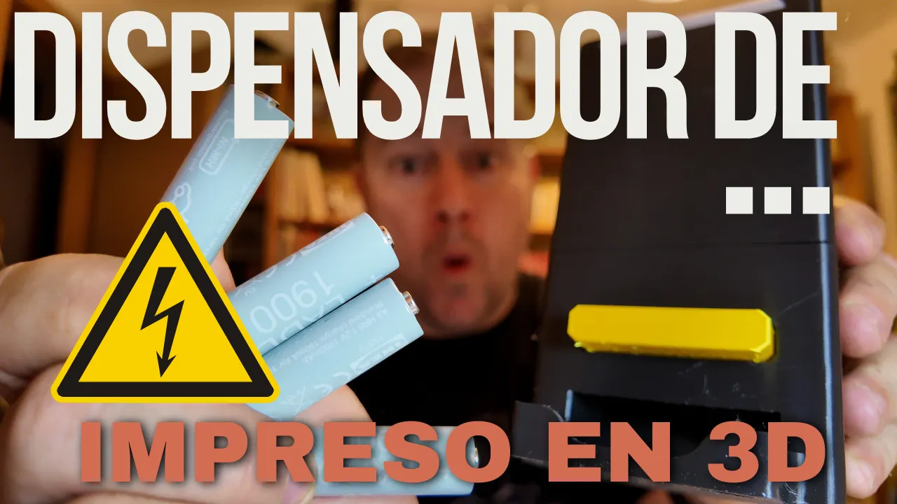Dispensador de Pilas AA Impreso en 3D: ¡Organiza y Ten Siempre a Mano Tus Pilas!