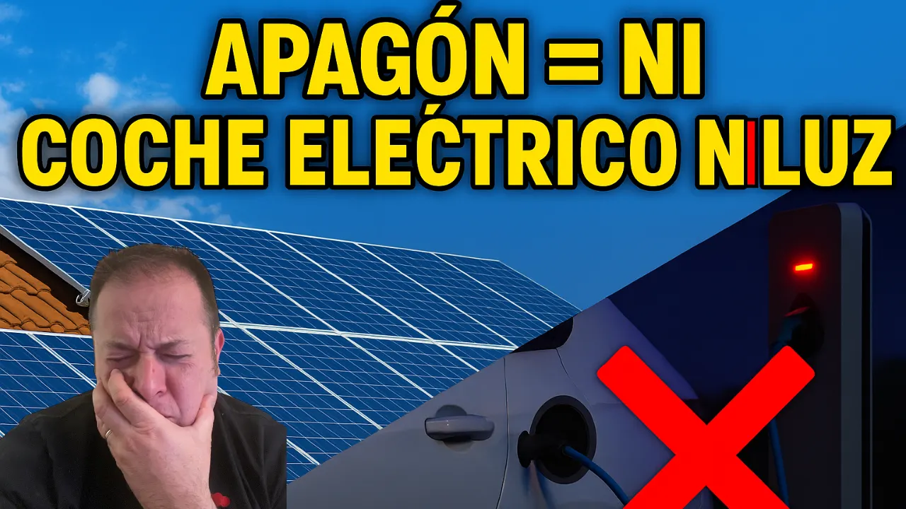¡APAGÓN NACIONAL! Tengo placas solares y AÚN ASÍ me quedé sin luz ni coche eléctrico