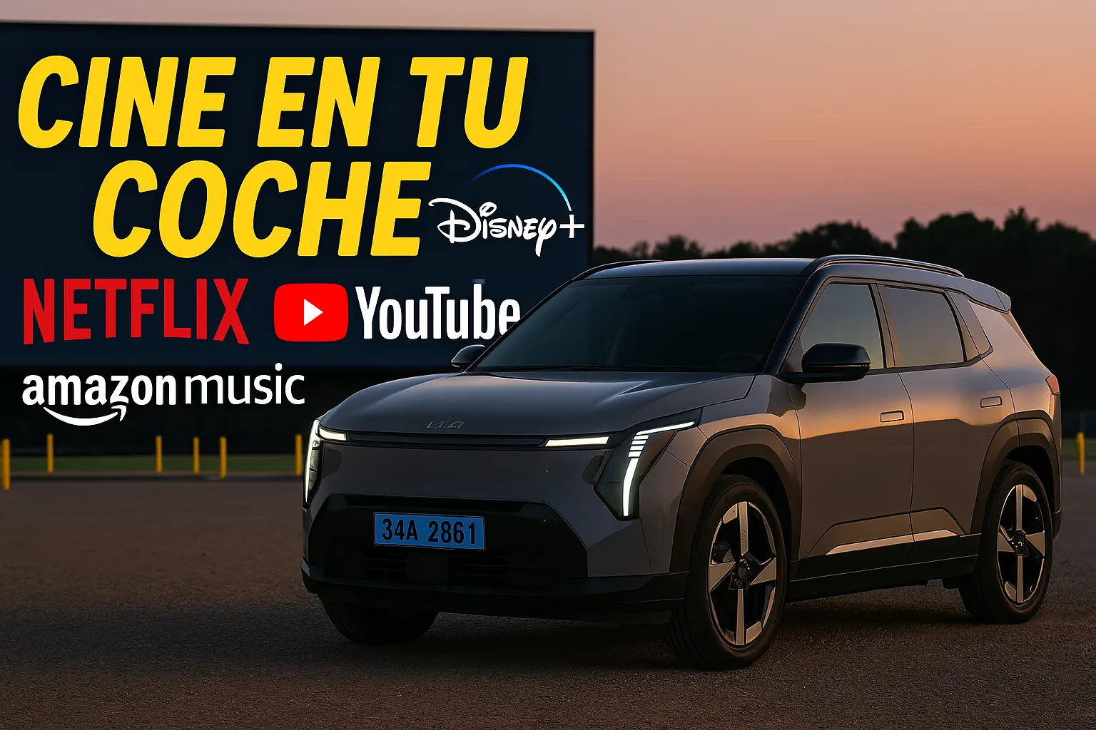 Netflix, YouTube y más en tu Coche KIA EV3: así funciona el nuevo Entertainment Plus