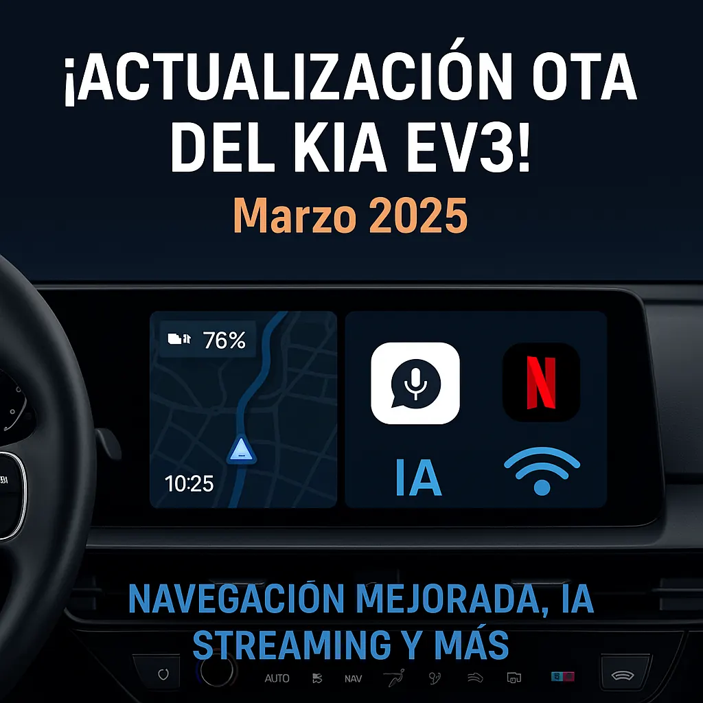 Nueva actualización OTA del Kia EV3 (marzo 2025): todo lo que necesitas saber!