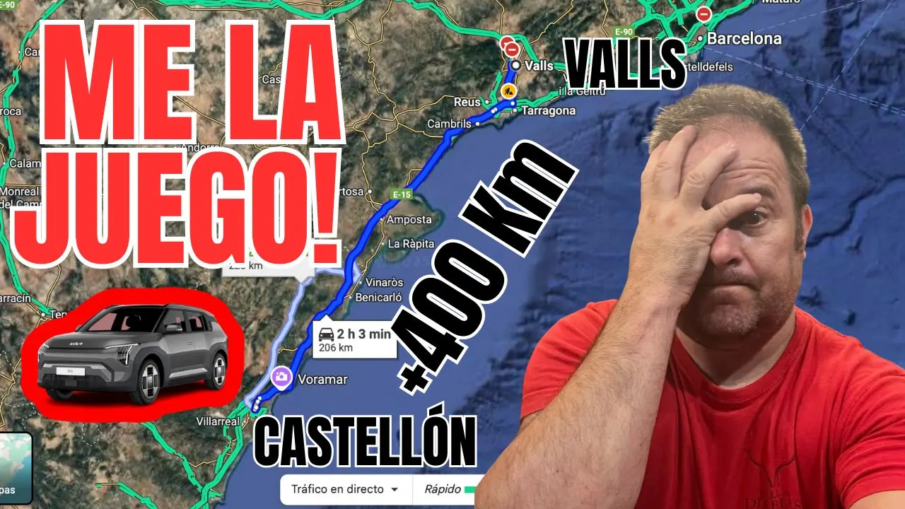 ¿Cuántos kilómetros puede hacer un coche eléctrico por autopista sin cargar? Test real con más de 400 km en verano