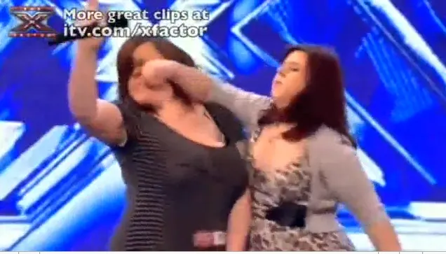ABLISA Puñetazo de Rabia en X factor.
