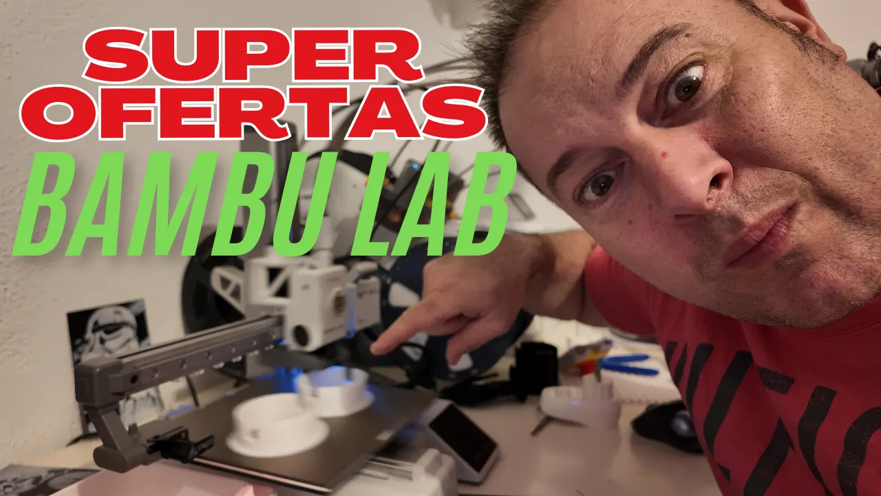 Ofertas de Black Friday en Bambulab: Mi Favorita + Adaptador DIY para Bobinas SUNLU