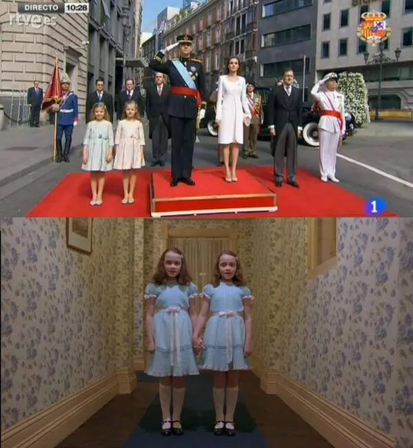 Las niñas de Resplandor & las hijas de Felipe VI