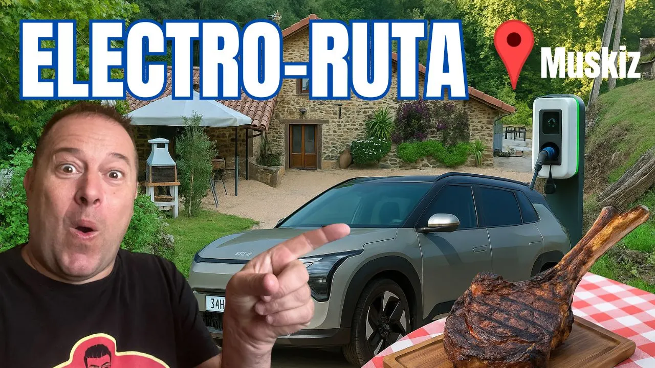 Electro Ruta en Muskiz (Bilbao): dormir en casa rural, cargar coche eléctrico y comer txuleta