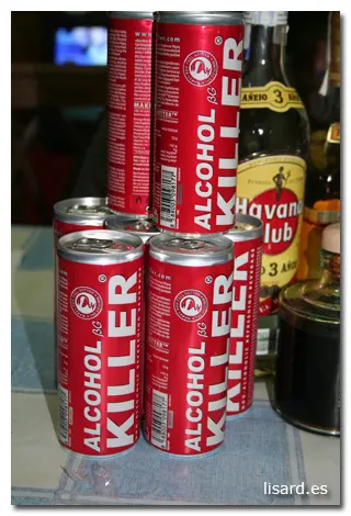 1er test de Alcohol Killer,